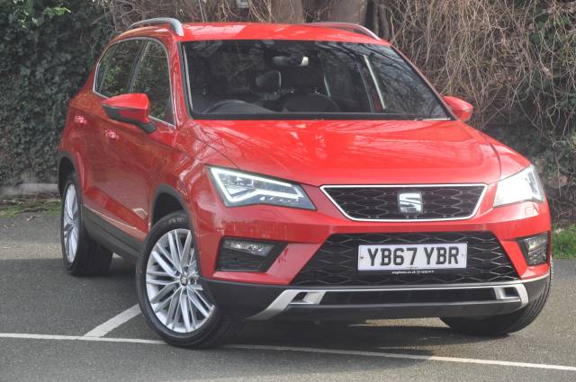 SEAT Ateca 1.4 EcoTSI Xcellence 5dr DSG Hatchback Petrol Red